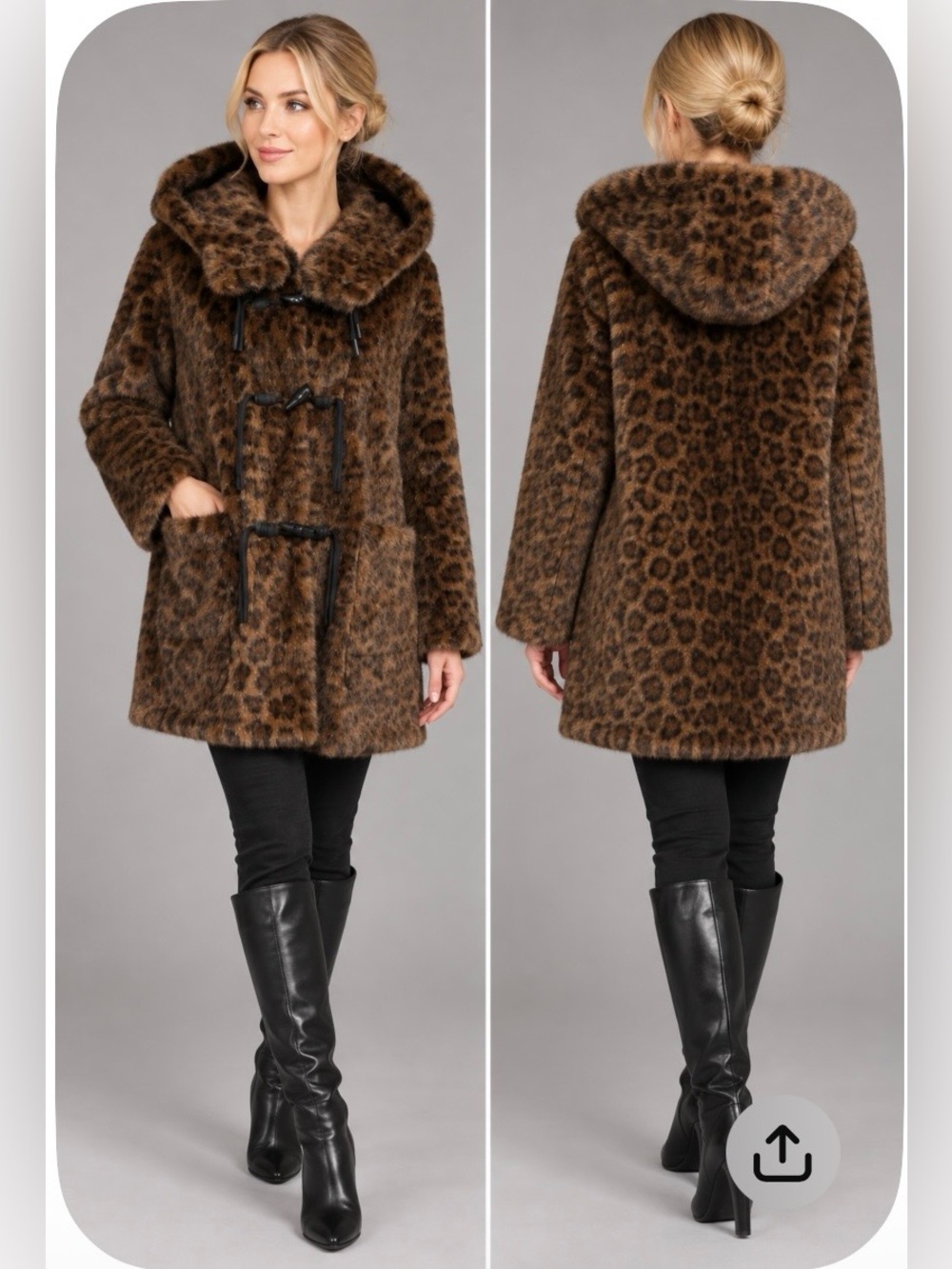 Kobi Halperin Daisy Faux Fur Coat size M